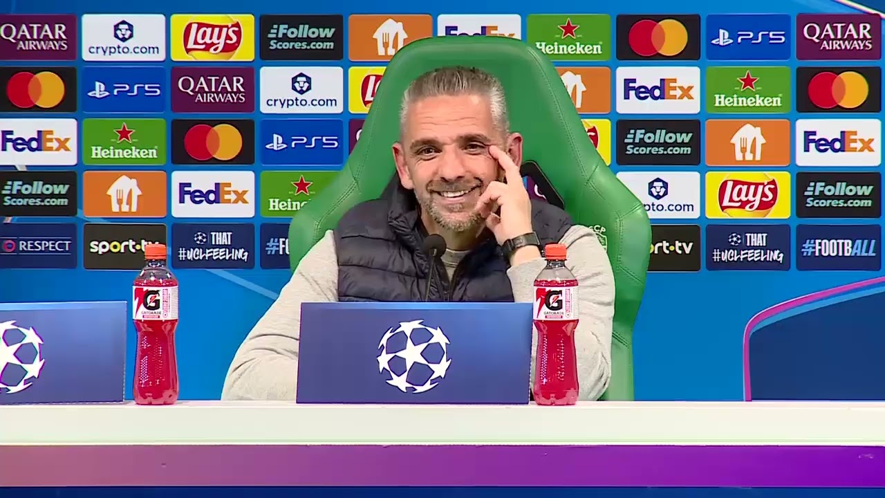 Rui Borges puxa dos galões e sobe o tom: veja a conferência completa do treinador do Sporting