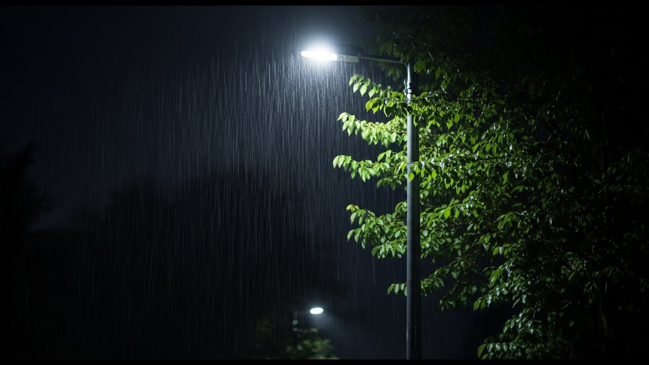 Stress Relief & Deep Sleep | Soothing Rainy Night Atmosphere