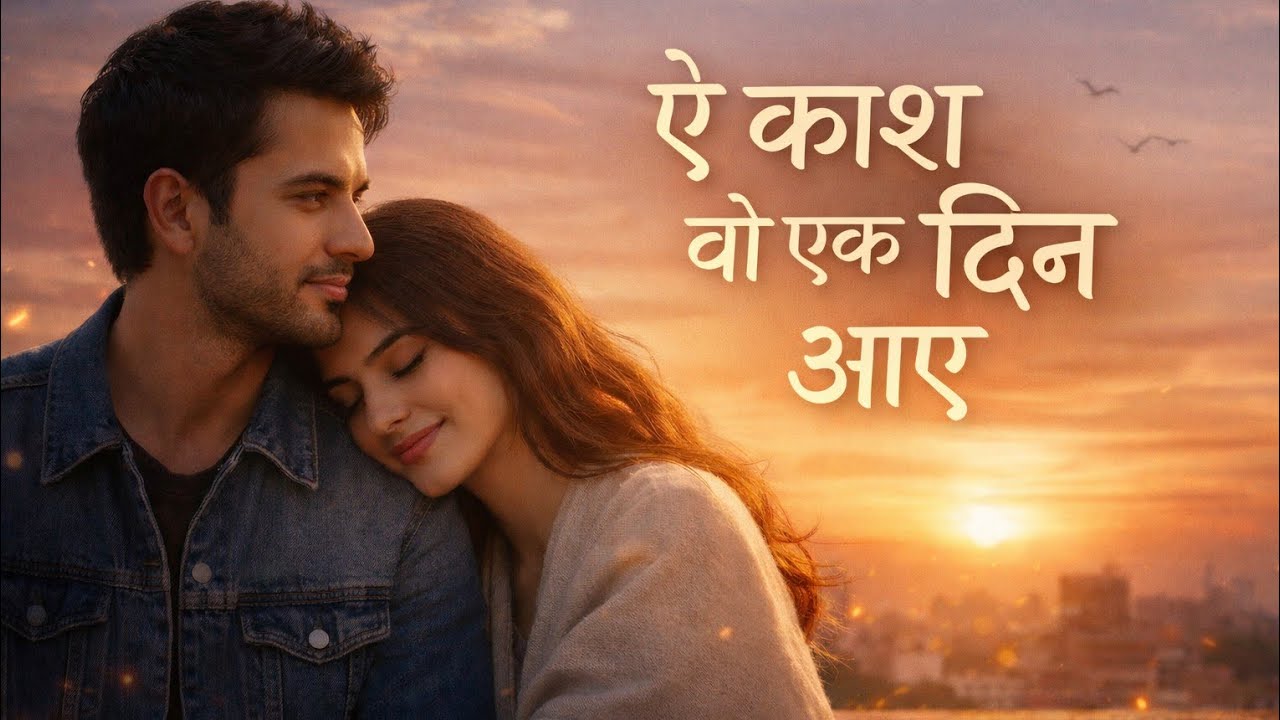 “काश वो एक दिन आए”❤️ #hindisong #valentineweek #lovesong #feeling #kashwodin 