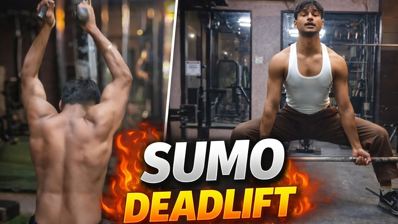 Ajj lagai maine sumo deadlift 🔥💪☠️🔙Sumo Deadlift = Power + Technique  karo