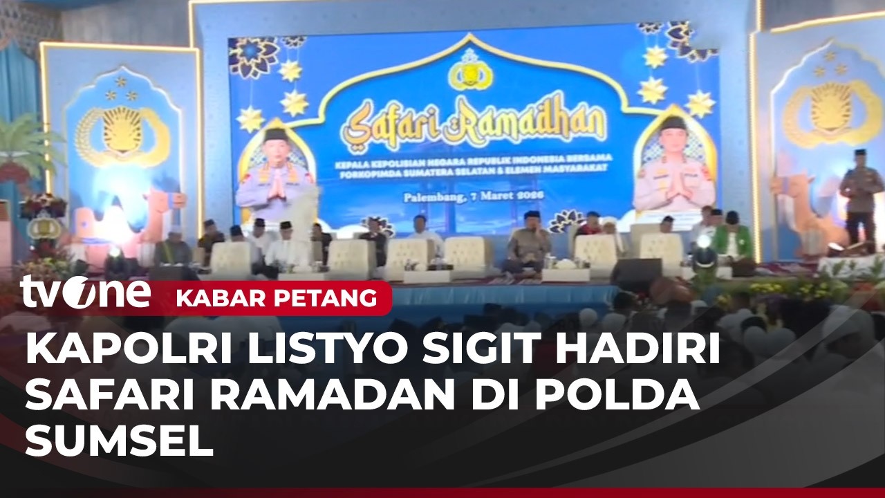 Kapolri Safari Ramadan di Sumsel, Tanam Raya hingga Santunan Anak Yatim | Kabar Petang