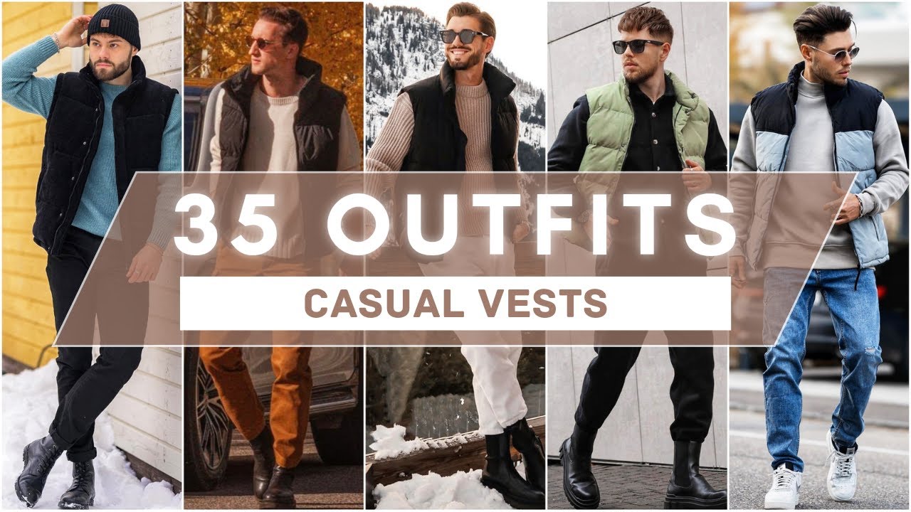35 Ways to Style Vest In 2023 | Men's Fashion