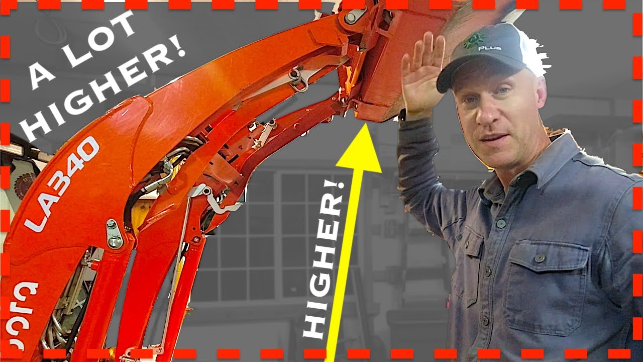HUGE HEIGHT INCREASE FOR KUBOTA BX (New HydrosPlus Cylinders)