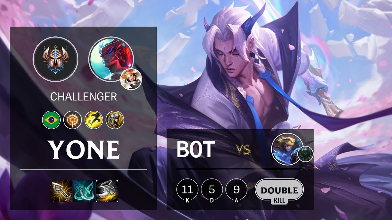 Yone Bot vs Ezreal - BR Challenger Patch 10.16