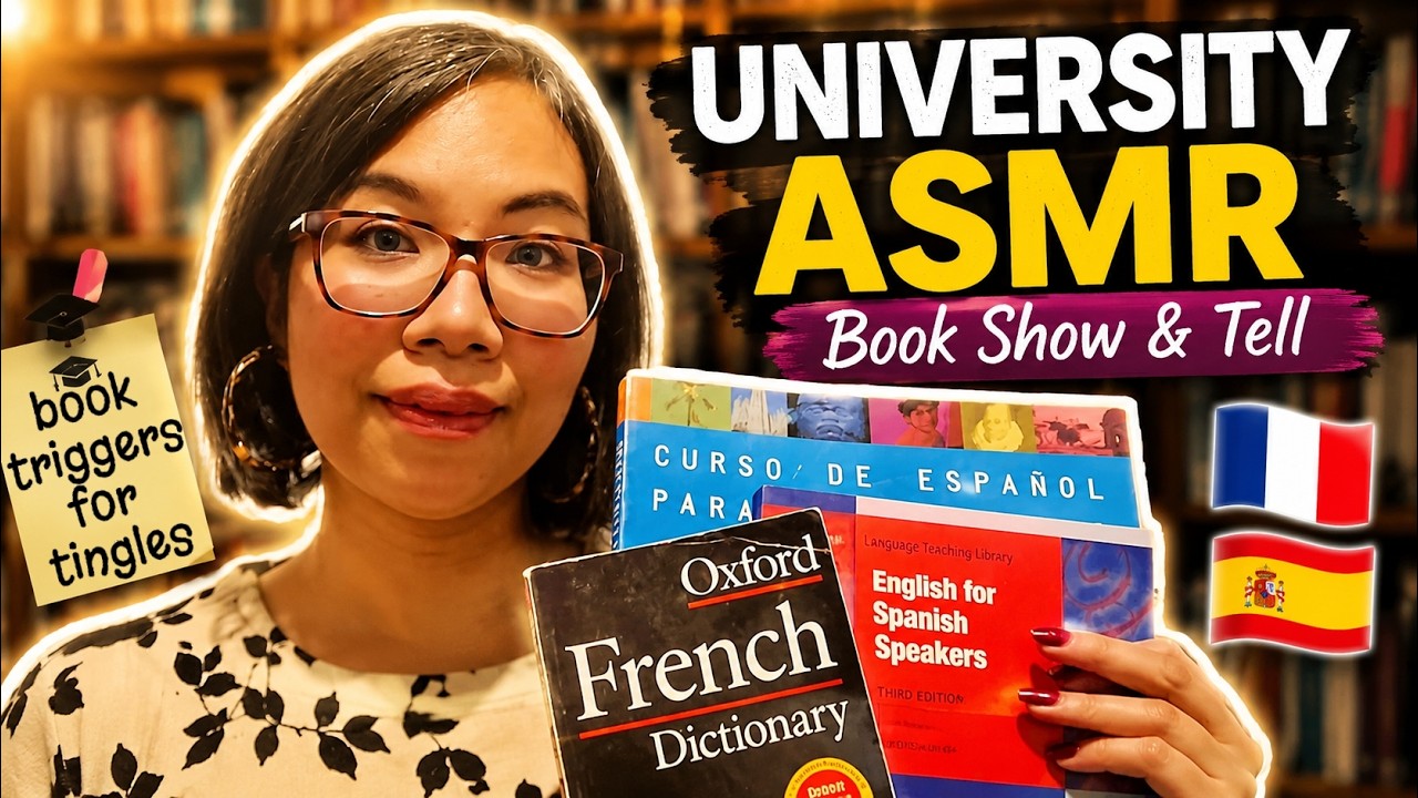 ASMR Book Haul & Chat 📖 Soft Spoken Different Languages Reading & Fast Book Tapping