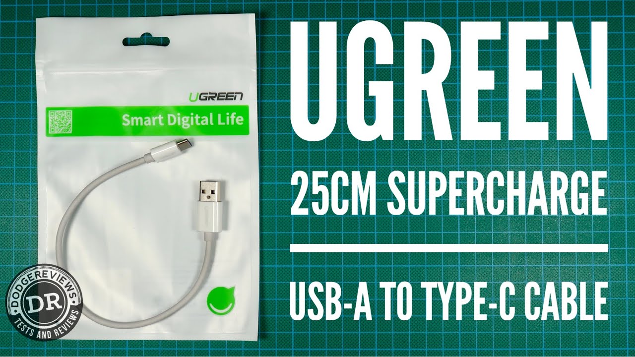 Ugreen US253 25cm SuperCharge USB-A to Type-C cable (Discord submission)