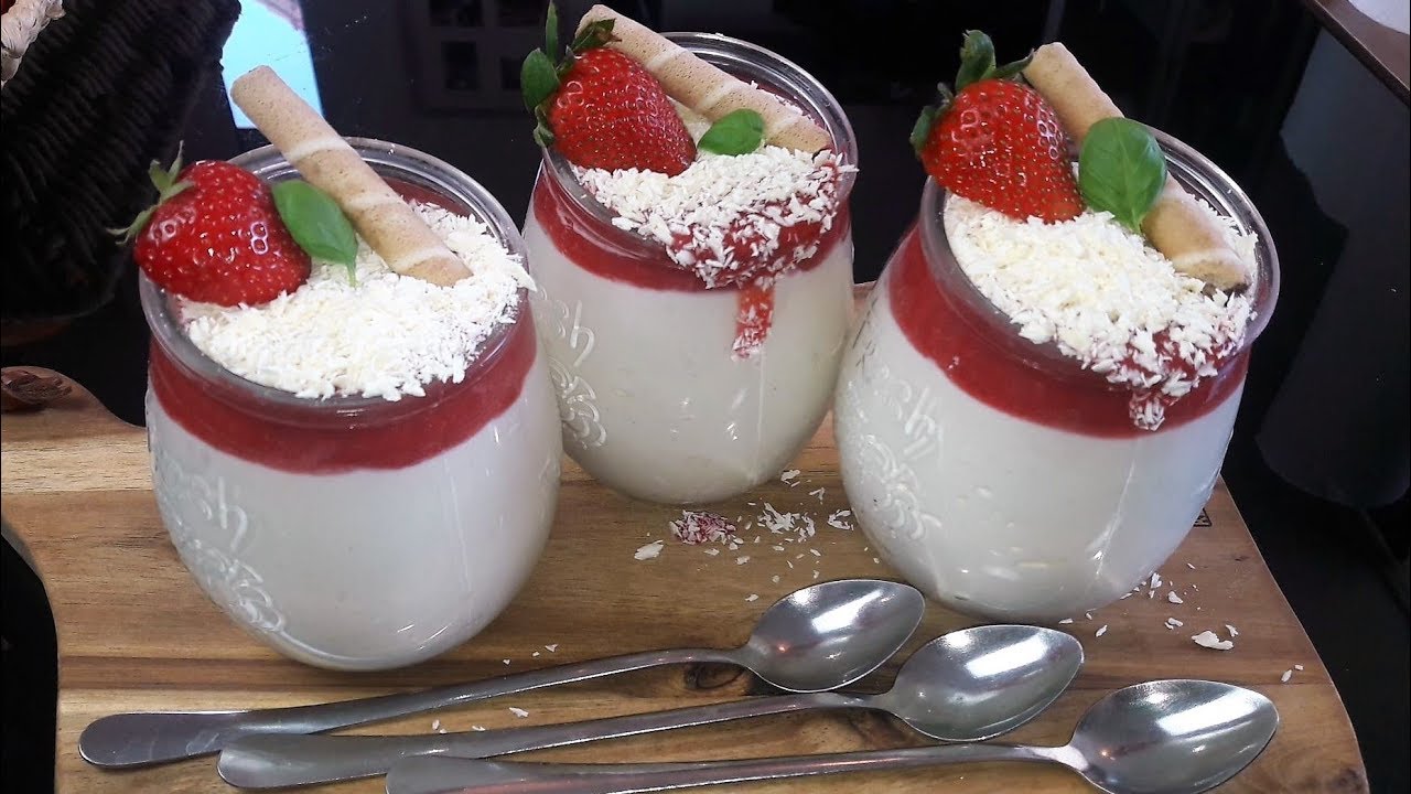 Spaghetti Eis mal anders/ einfach und schnell gemacht /Dessert/ Nachtisch/ Glas Dessert/ ohne Eis