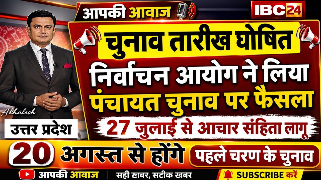 Up Panchayat Election 2026// चुनाव तारीख और नई आरक्षण लिस्ट को लेकर राज्य निर्वाचन आयोग का फैसला !!