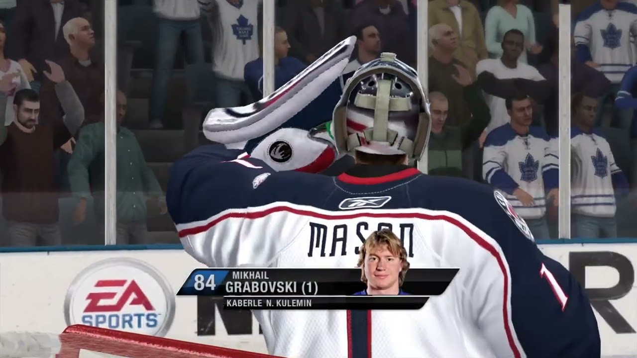 NHL 10 Gameplay - Columbus Blue Jackets vs Toronto Maple Leafs