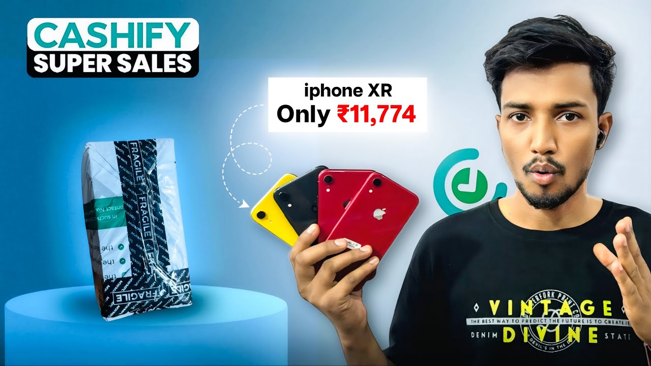 Republished iPhone XR ₹ 11,774 Cashify Super Sale Unboxing ! 💫Subscribe👉JM Smart Unbox
