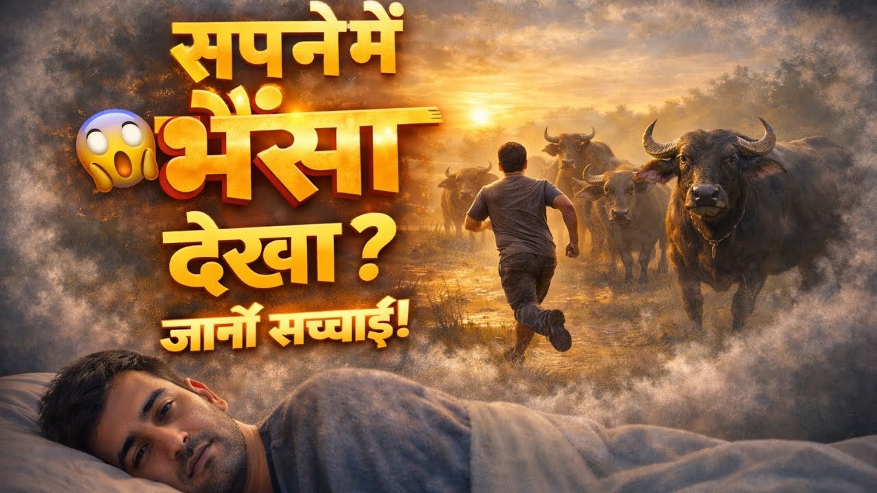 सपने में भैंसा देखना क्या संकेत है? 😱 शुभ या अशुभ | जानें पूरा सच!