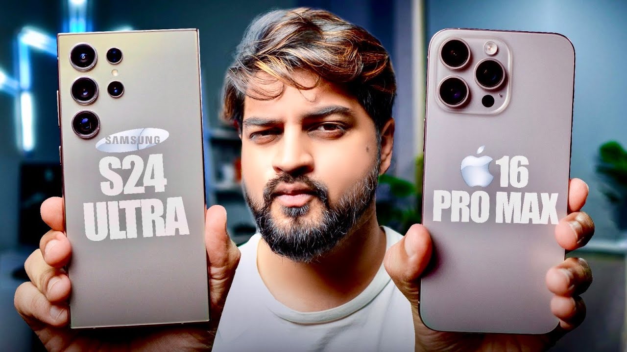 iPhone 16 Pro Max Vs S24 Ultra in depth Comparison | Here is The Flagship King | Mohit Balani