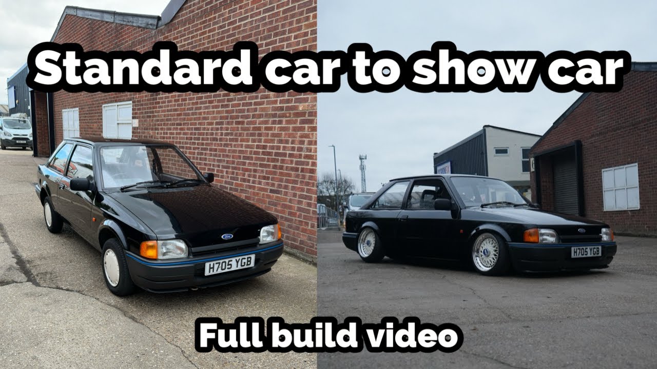 Полная сборка - MK4 Escort с индивидуальной пневмоподвеской.