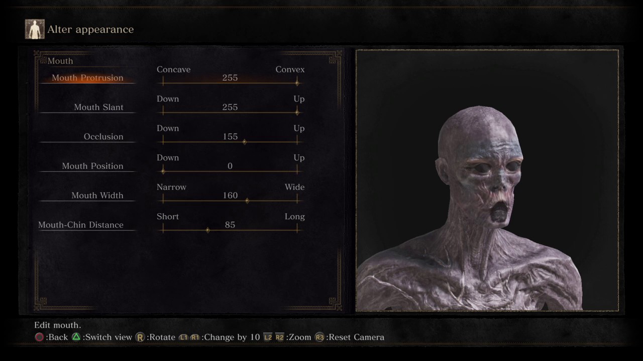Nameless King Dark souls 3 sliders