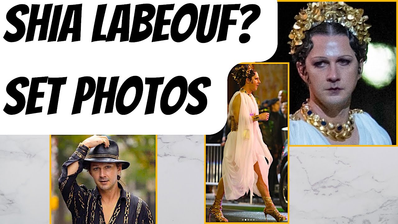 Shia LaBeouf MEGALOPOLIS set photos and the LOVE STORY