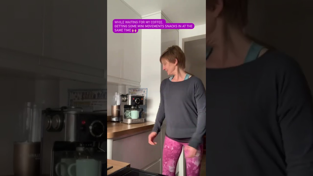 While the Coffee pours&hellip; Mini Midlife Movement Breaks #movement