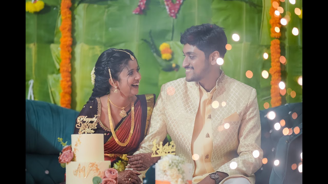 Adithya & Vidya Engagement || Candid video || Aarambha..