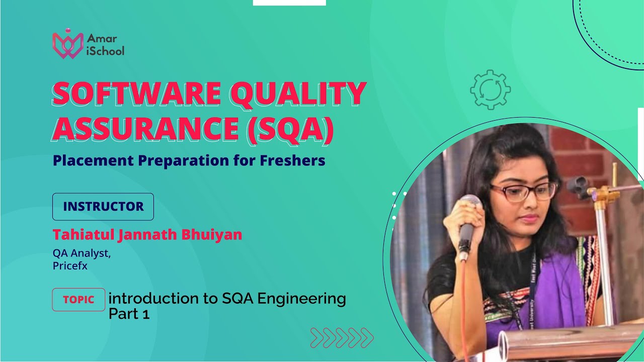 class 1-introduction to SQA Engineering Part 1 | Software Quality Assurance | Amarischool