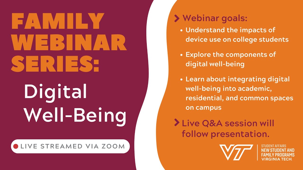 2025 Family Webinar Series: Digital Well-Being (January 22)