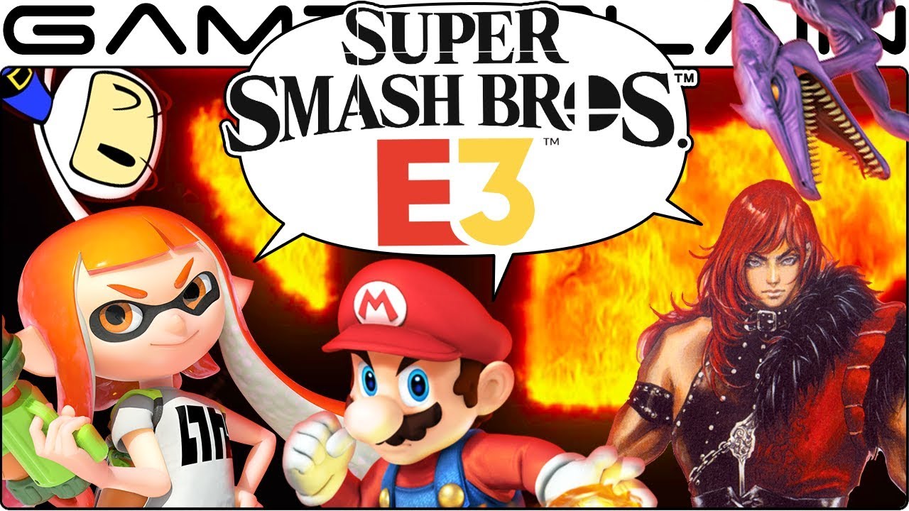 E3 2018 Predictions: Super Smash Bros. Switch HYPE GET! (Ridley, Adventure Mode, Minecraft, & More!)
