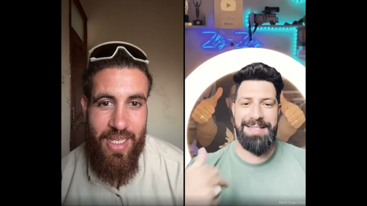 لايف رمزي زنڤا كريزي يحكي لزازا على الكاميرا كاشي لدروهالو في التايلوند