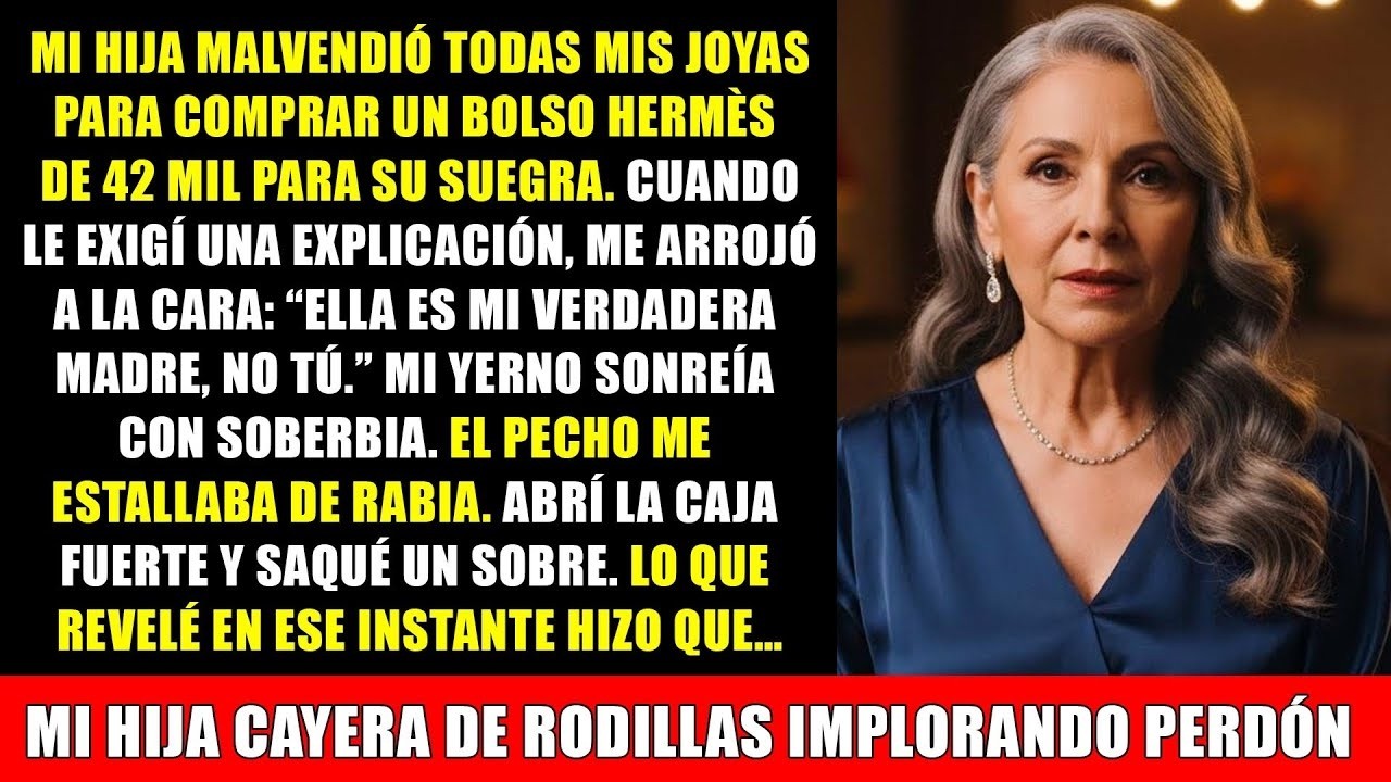Mi hija vendió mis joyas para un Hermès de 42 mil y dijo  “Ella es más madre que tú”