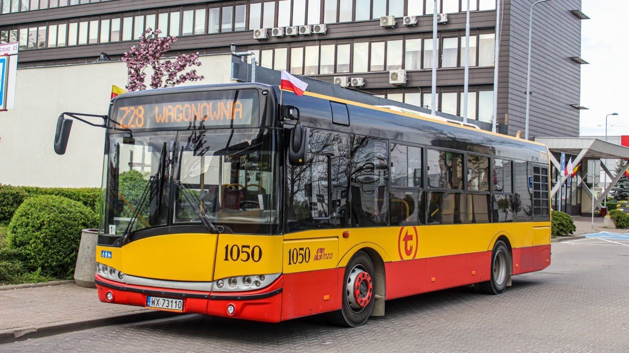 Przejazd: Solaris Urbino 10 III #1050 MZA Warszawa - Linia Z28