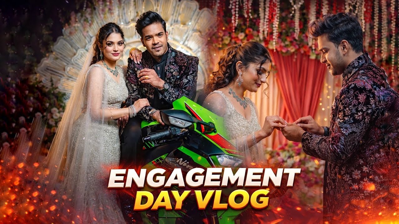 We Got Engaged! 💍❤️ | Emotional Engagement Vlog | Biker Couple of India #couple #viral