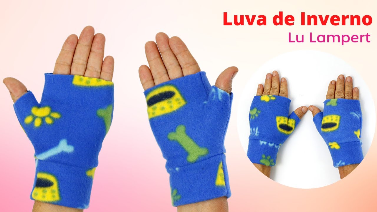 FAÇA TODOS OS TAMANHOS - COM ESSA VOCÊ PODE DIGITAR - LUVA DE INVERNO - Lu Lampert