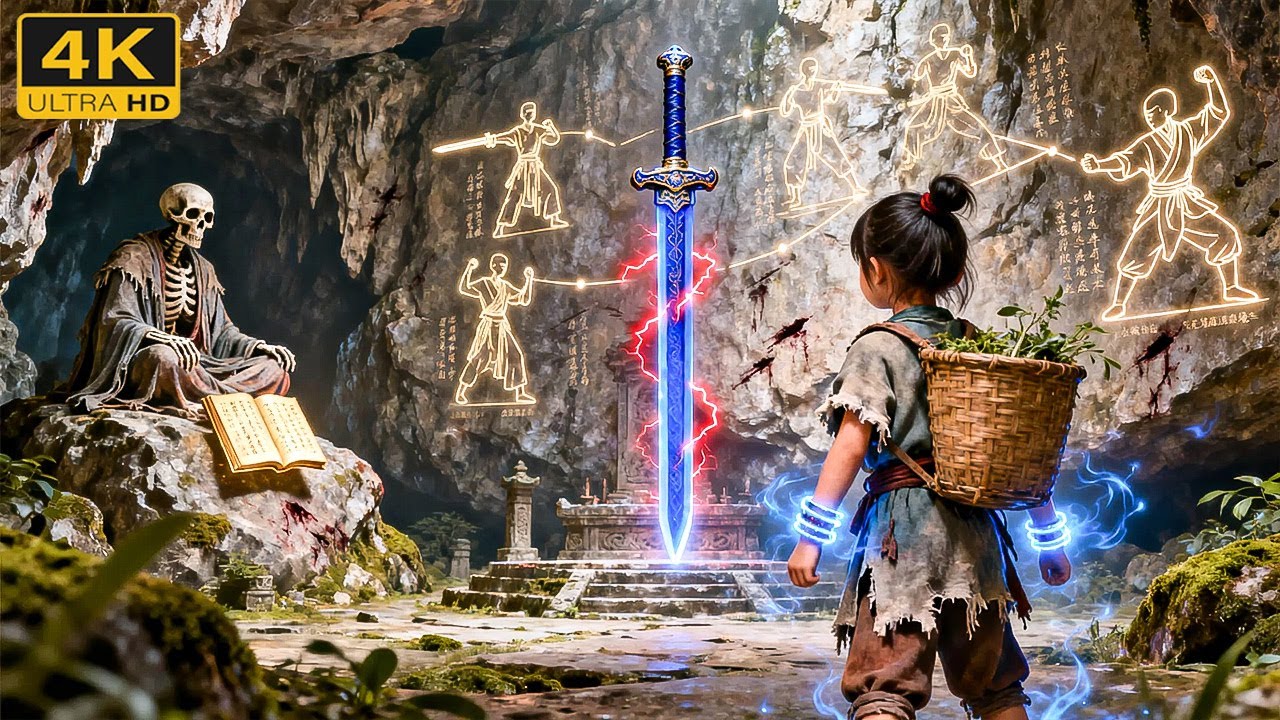 【爆燃武俠電影合輯】7歲小女孩上山採藥誤入山洞，意外收服千年劍靈，成為最強的劍仙！ #movie #chinesedrama #武俠