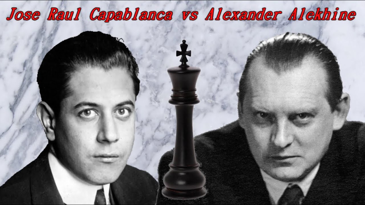 Partite Commentate di Scacchi 164 - Capablanca vs Alekhine - Gambetto di 4 Donne - 1927 [D52]