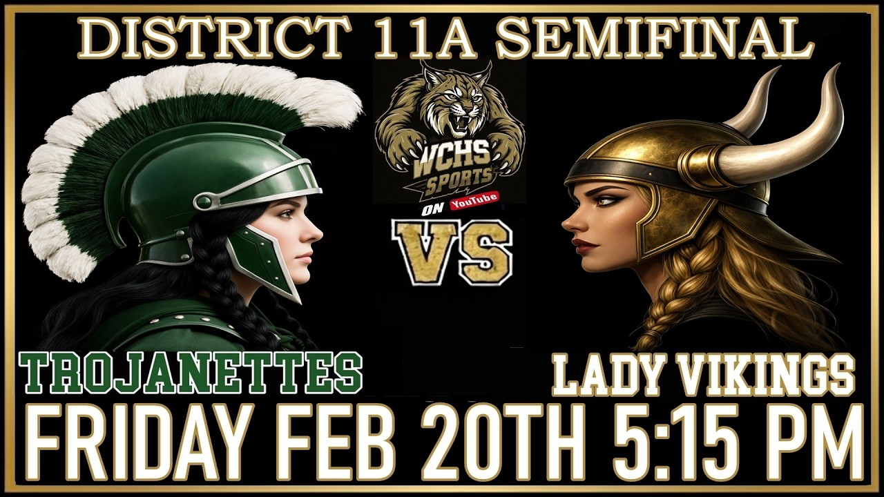 DISTRICT 11A SEMIFINAL - Collinwood Trojanettes vs Perry Co. Lady Vikings Friday Feb. 20th 5:15 PM