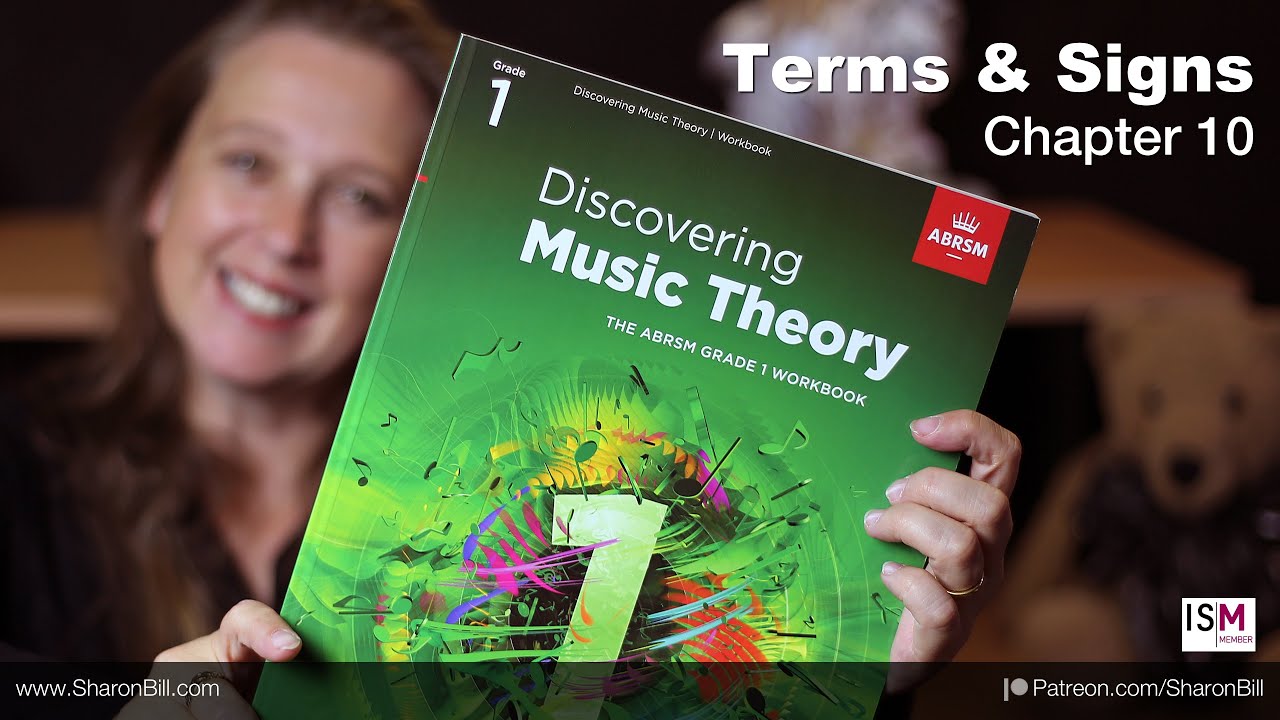 New ABRSM Music Theory Grade 1 Chapter 10 TERMS AND SIGNS - with Sharon Bill
