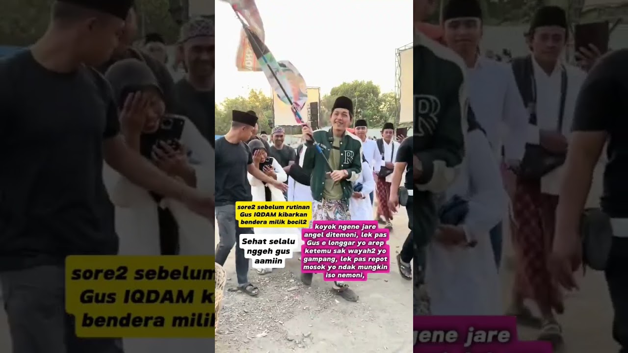 Gus IQDAM keliling sor sengon sebelum rutinan, nyenengne jamaah2 ST nyell#gusiqdam #sabilutaubah