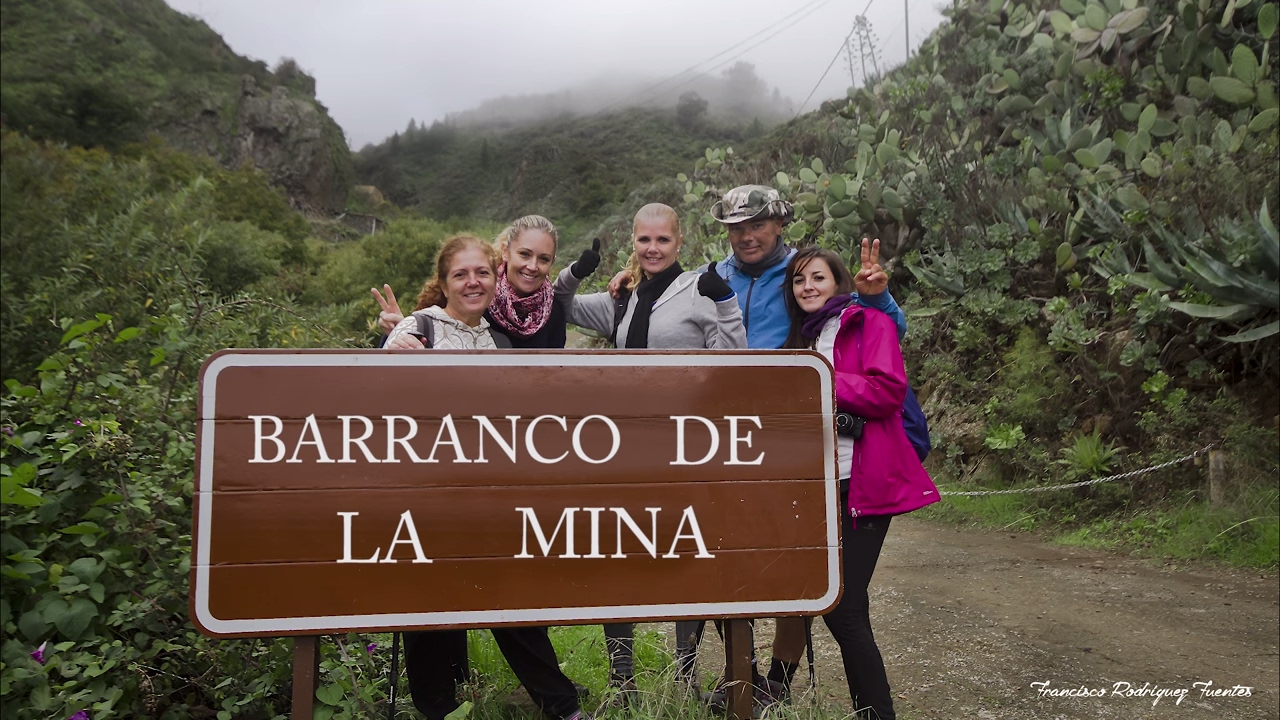 Senderismo desde la Cumbre al barranco la Mina - Gran Canaria -Islas Canarias