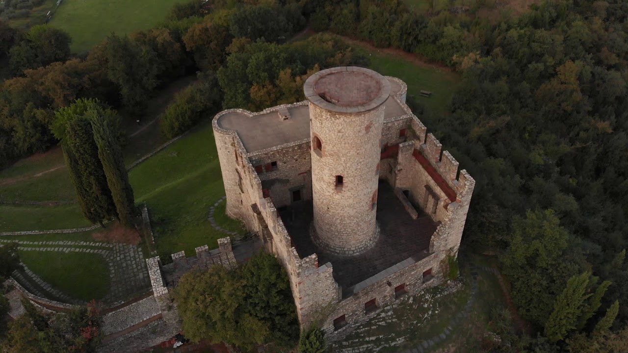 LAKE ISEO & MONTE ISOLA ISLAND ITALY DRONE