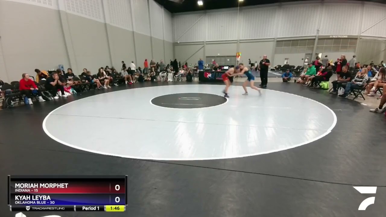 105 Lbs Round 5 (10 Team) - Moriah Morphet, Indiana Vs Kyah Leyba, Oklahoma Blue 1622