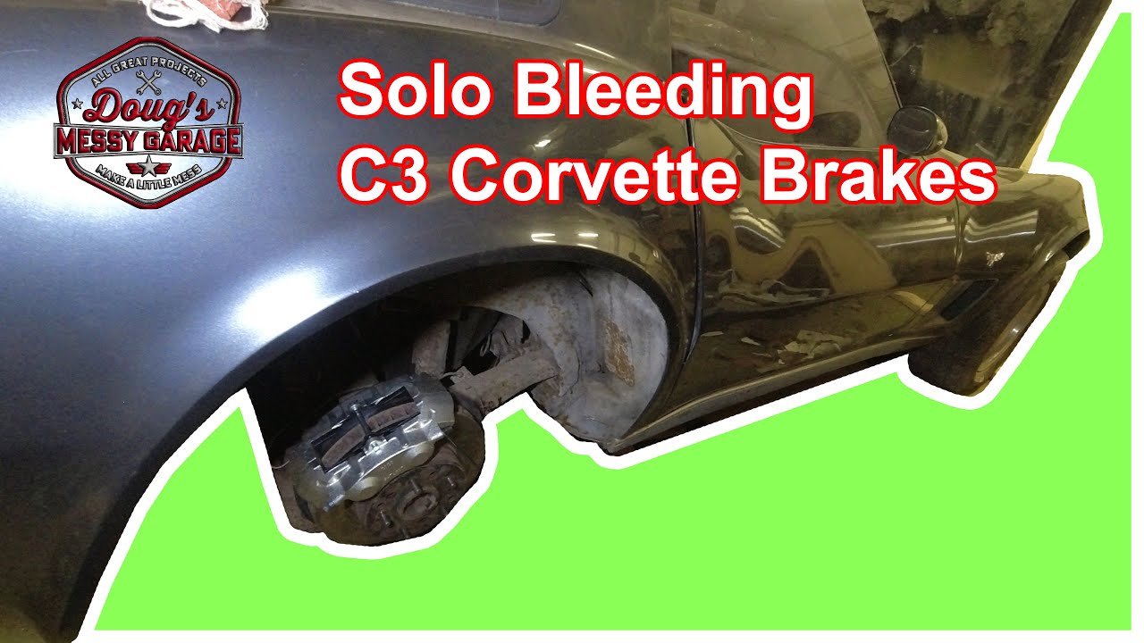 How to bleed automotive brakes by yourself: '79 C3 Corvette