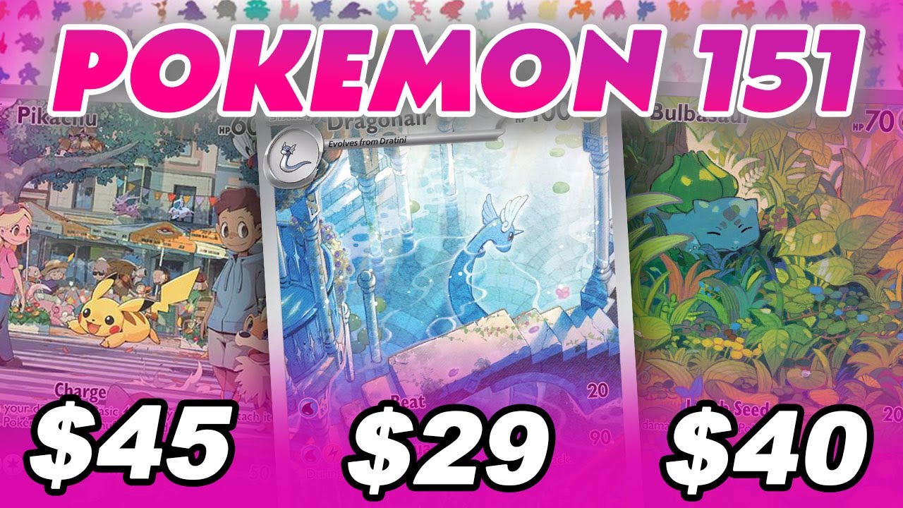 151 карточка Pokemon, которые можно купить прямо сейчас!!