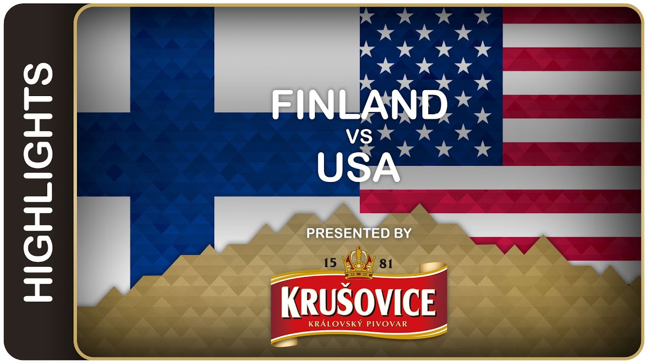 Finns remain perfect in a physical affair | Finland-USA HL | #IIHFWorlds 2016