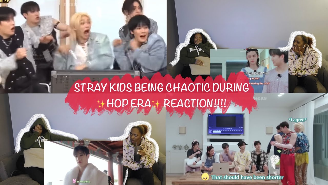 STRAY KIDS УСТРАИВАЮТ ХАОС ВО ВРЕМЯ ✨ХОПОВОЙ ЭПОХИ✨ РЕАКЦИЯ!!!!!💛🤣😂🤩