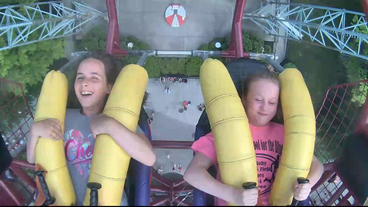 Perseus and Emily on a slingshot ride