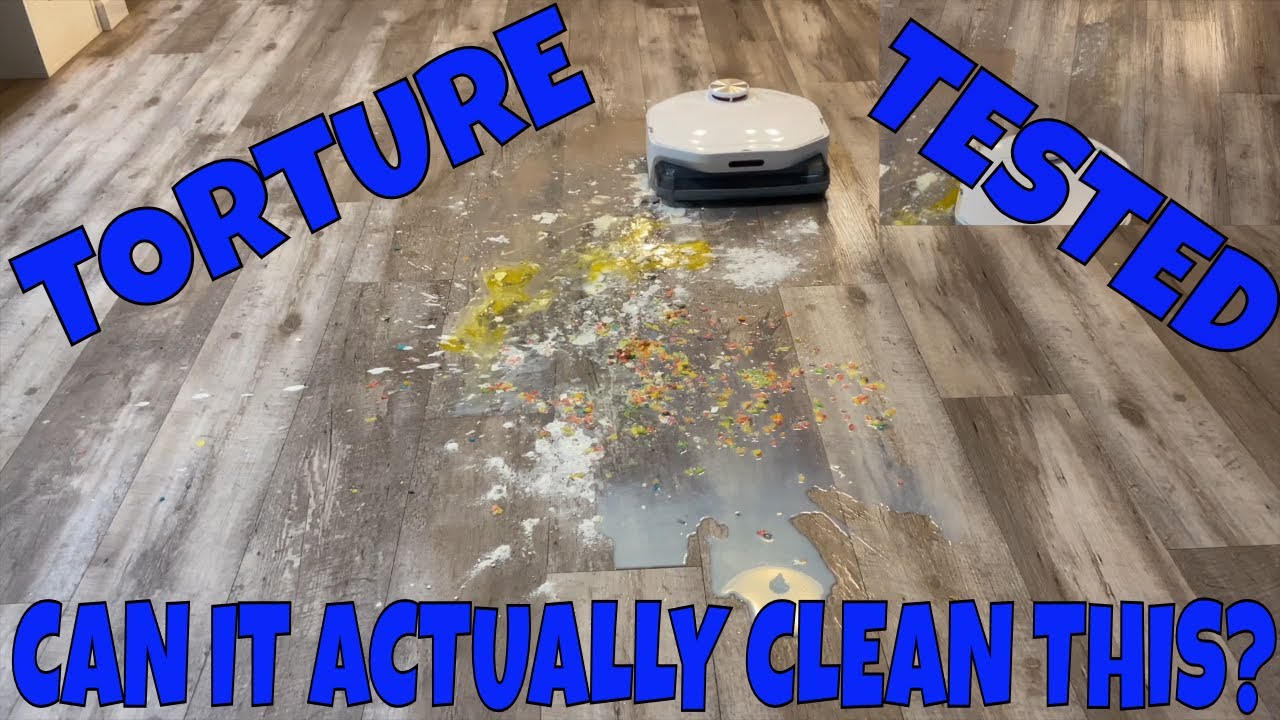Smartmi Robot Mop - TORTURE TEST - Can it clean up a HUGE MESS?
