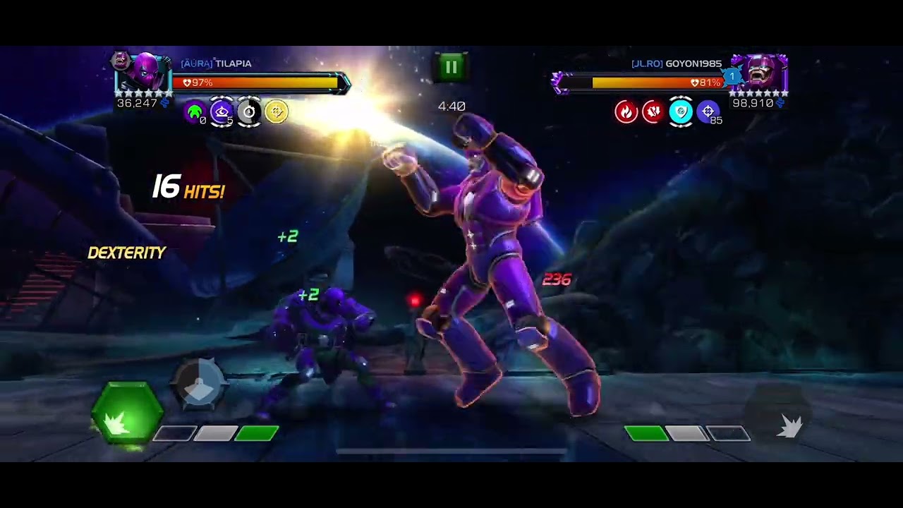 R5A Prowler vs Rank 3 Sentinel Node 49 | Marvel Contest of Champions Alliance War