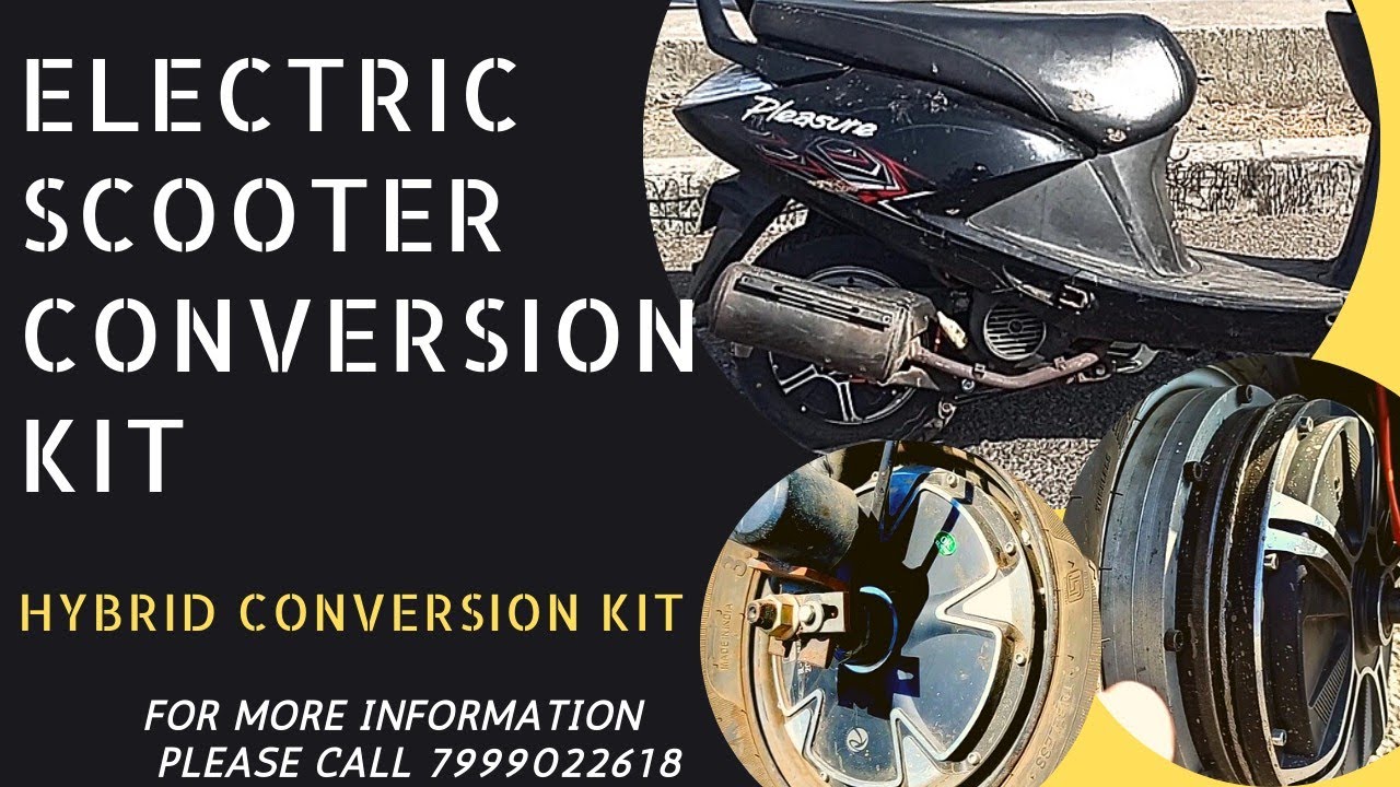 Electric Scooter Conversion kit | Hybrid scooter kit | Hybrid electric scooter kit | cheapest kit