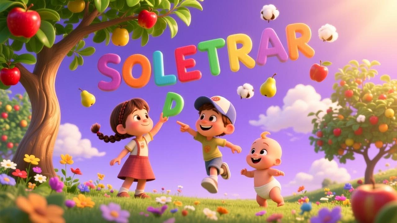 SOLETRAR - Música Infantil das Frutas | Comer Fruta É Legal! – Aprender Soletrando | Bellguinha Kids