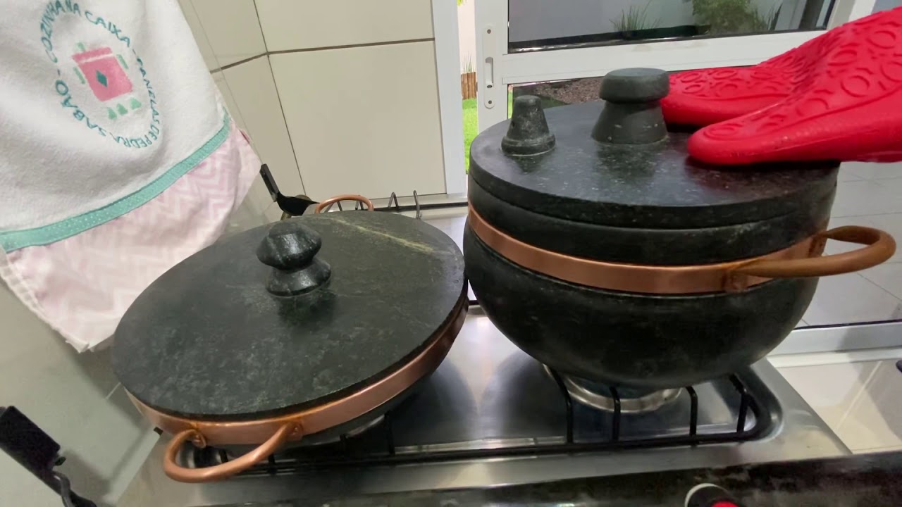 Panela de Pressão de PEDRA SABÃO! Será que funciona? É saudável?