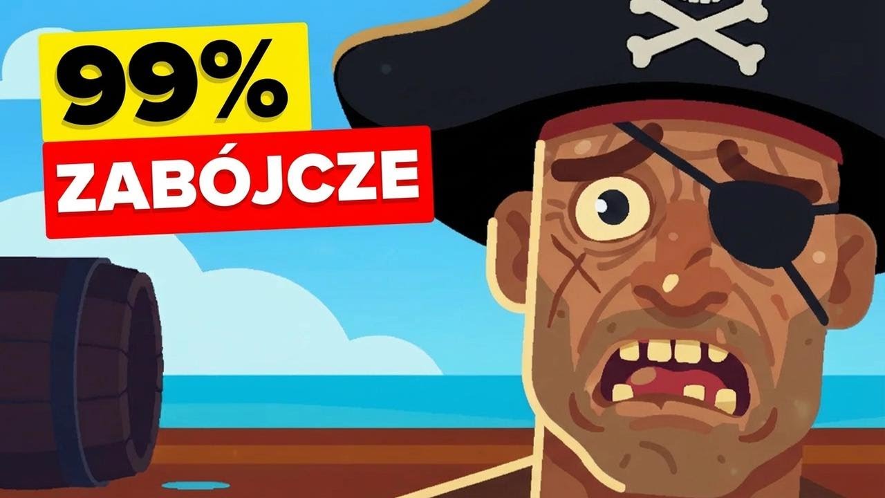 Jak piraci pili wodę morską i przeżyli? Oto ich sekret!