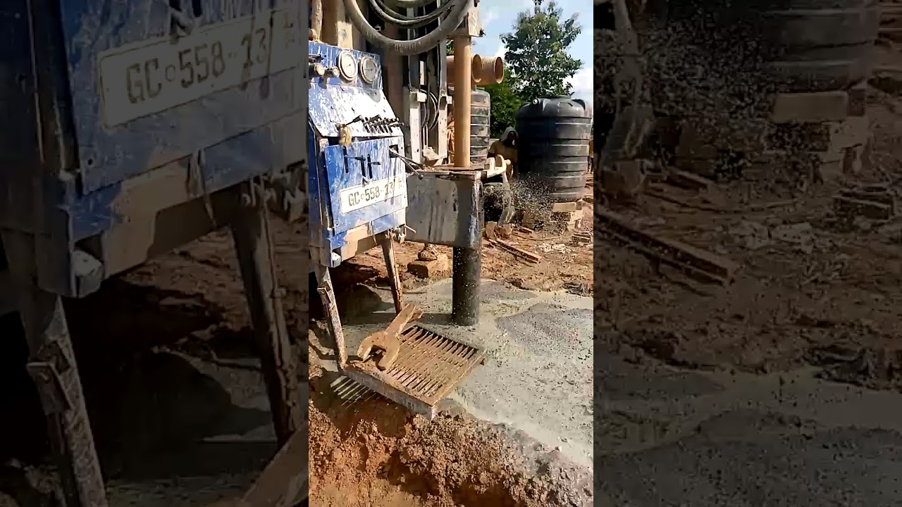 Live Drilling at Ofori Panin Senior High School (OPASS), Kukurantumi, Eastern Region.
