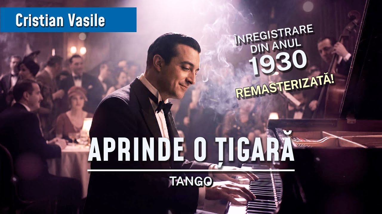 Aprinde o țigară - un tango de Cristian Vasile, piesa originală restaurată, din 1930